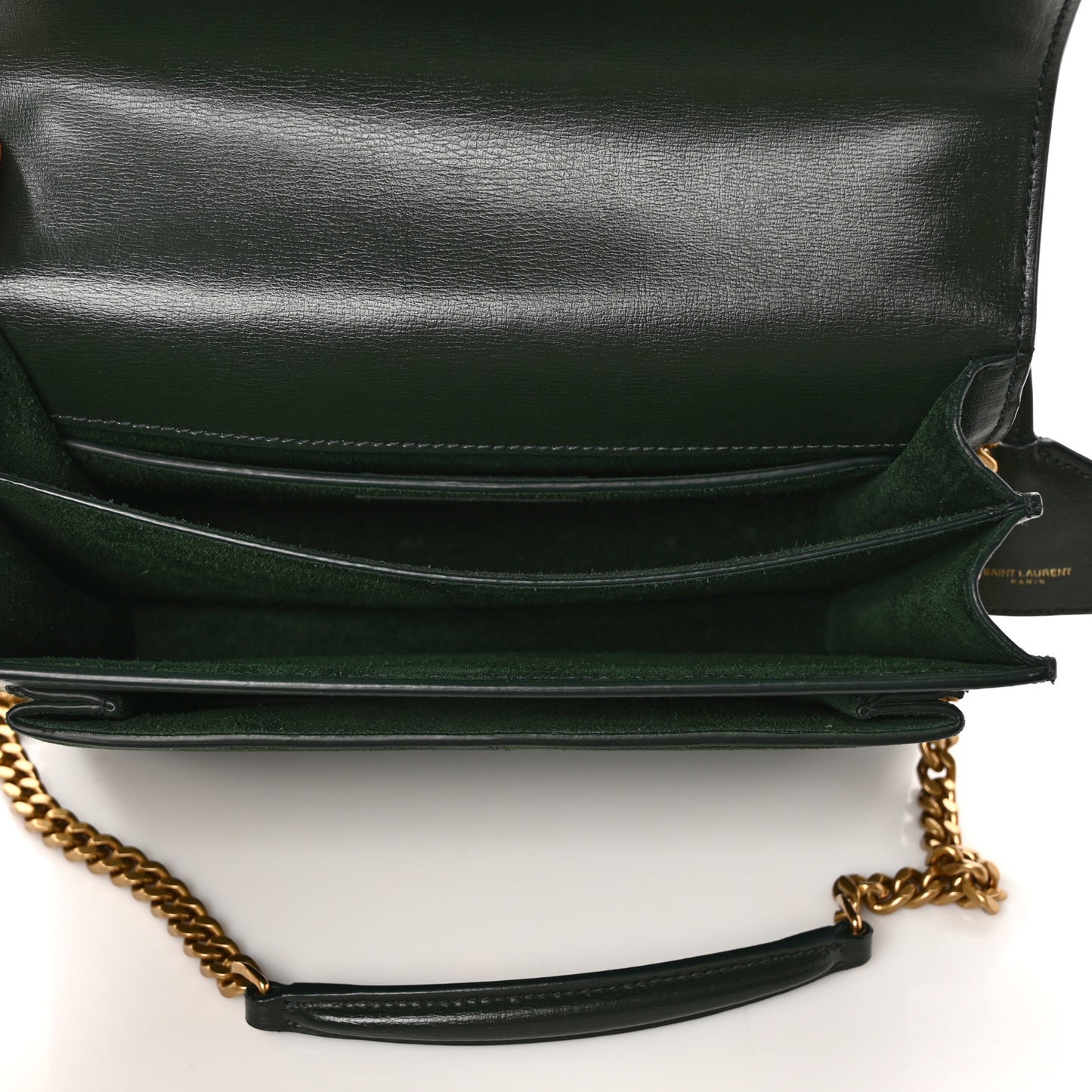 Calfskin Snakeskin Suede Medium Monogram Sunset Vert Fonce