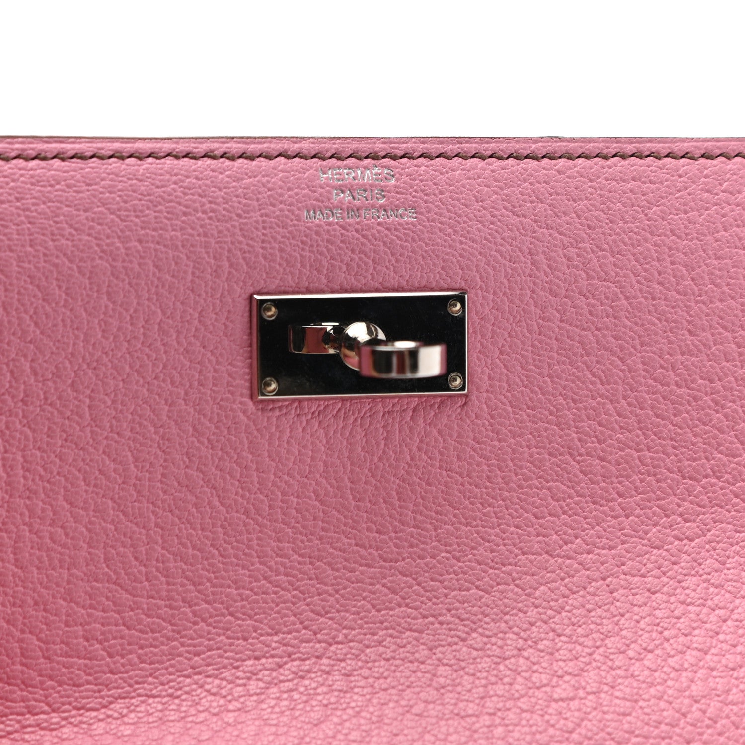Hermes Chevre Mysore Medium Kelly Wallet 5P Pink 5 of 5
