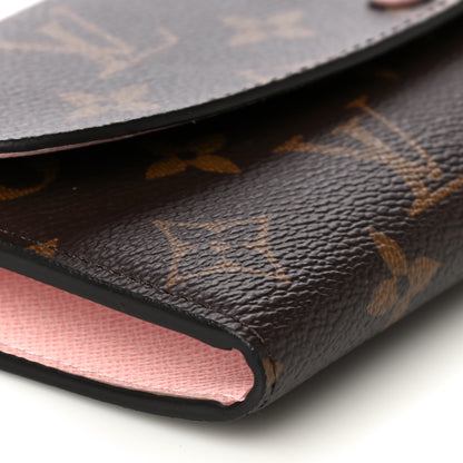 Louis Vuitton Monogram Emilie Wallet Rose Ballerine 6 of 10