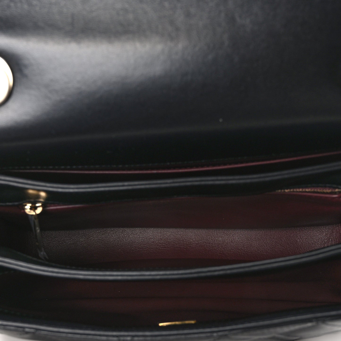 Lambskin Quilted Small Trendy CC Dual Handle Flap Bag Black