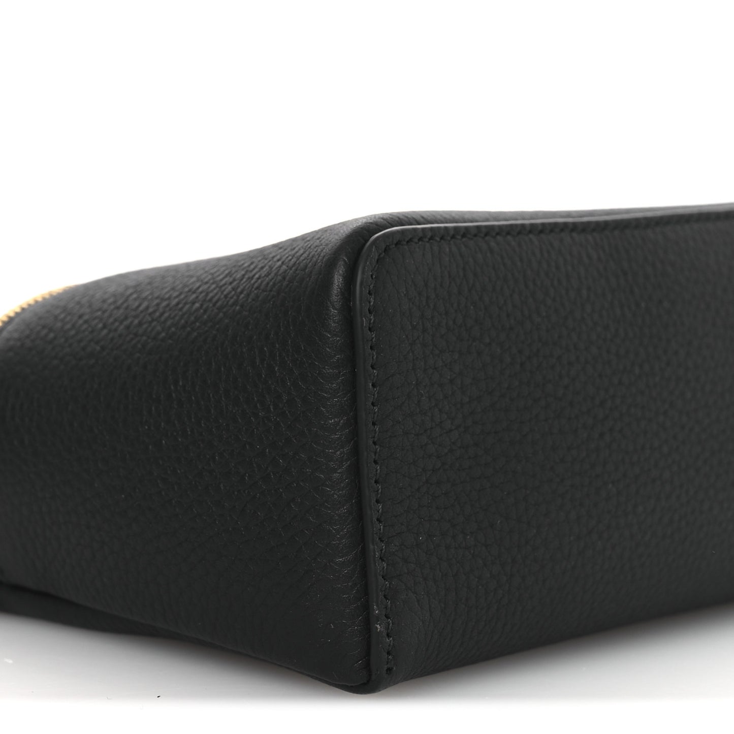 Grained Calfskin L19 Extra Pocket Pouch Black