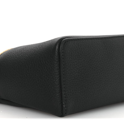 Loro Piana Grained Calfskin L19 Extra Pocket Pouch Black 8 of 9