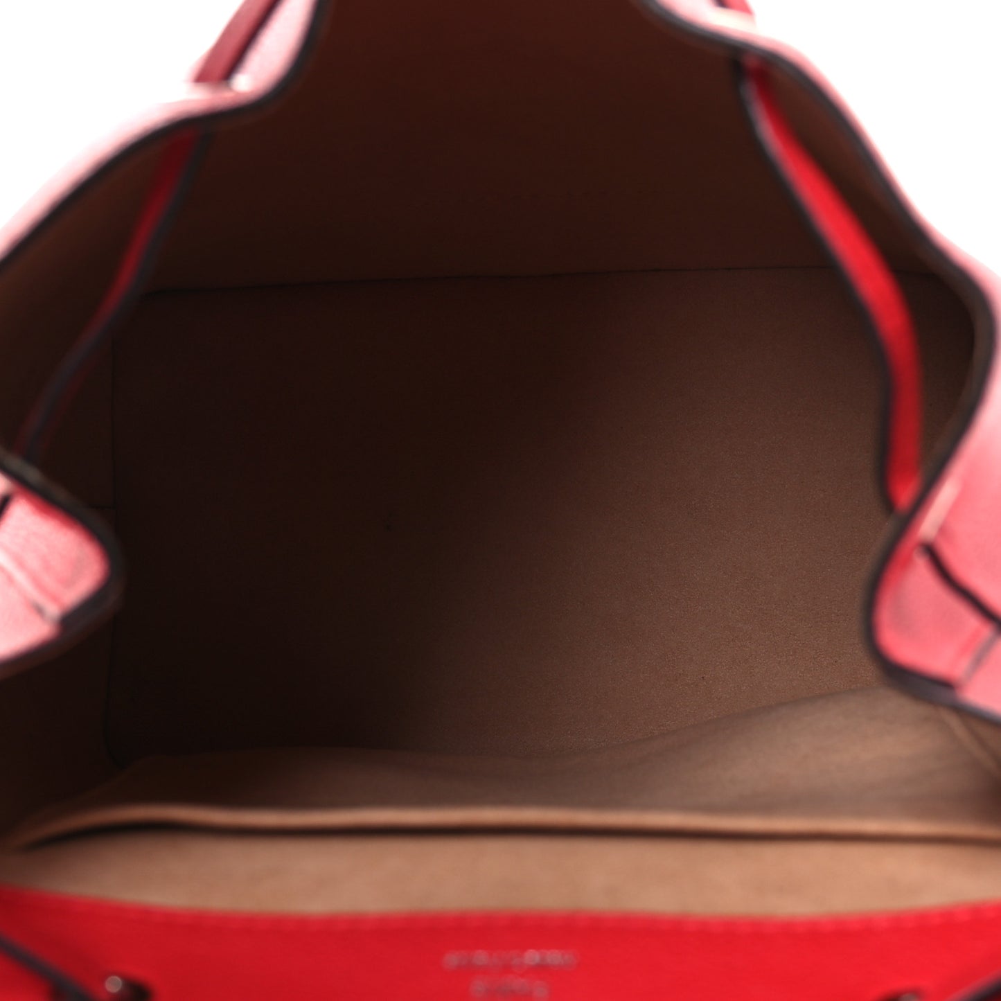 Soft Calfskin Lockme Backpack Poppy