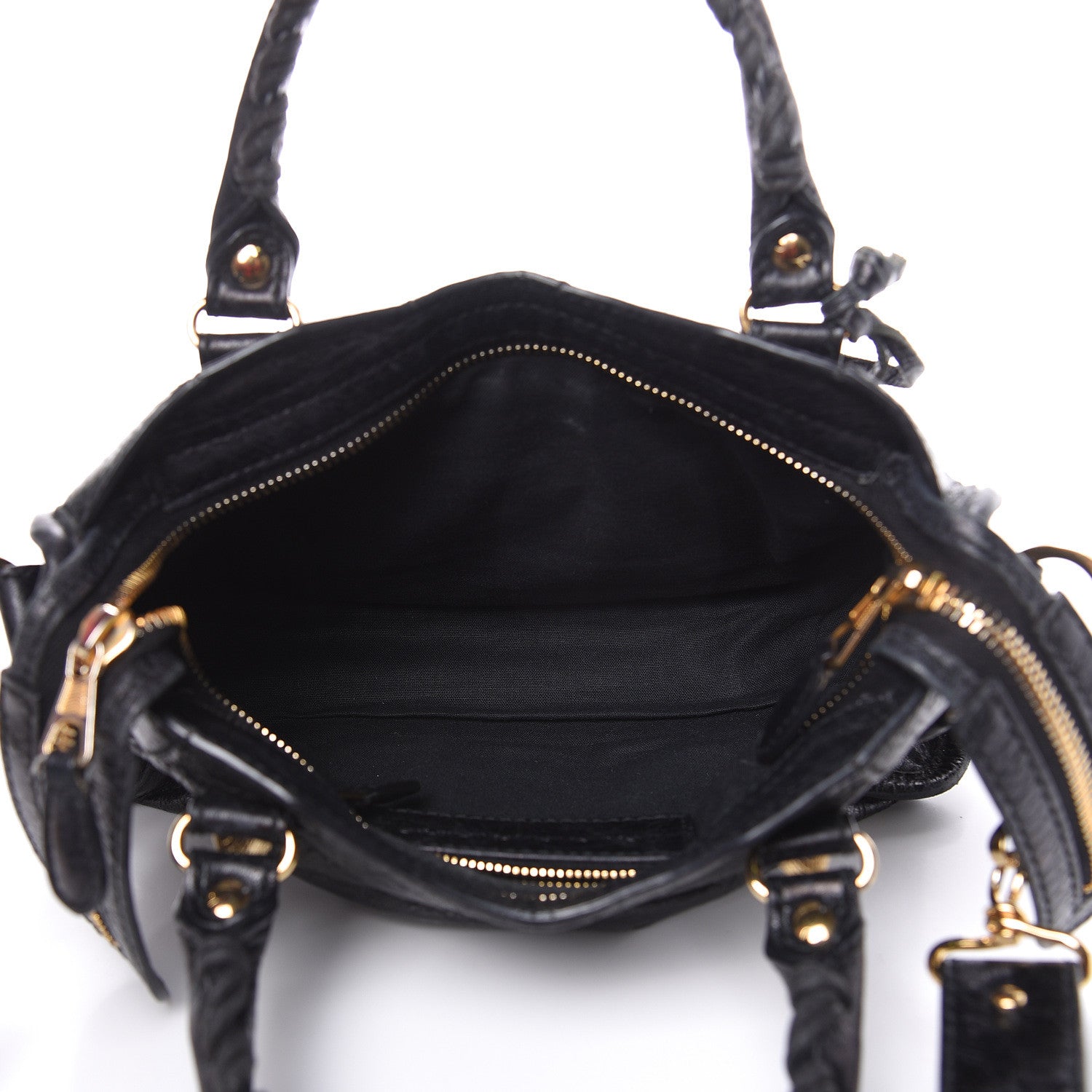 Balenciaga Agneau Giant 12 Gold Hardware Mini City Black 5 of 13