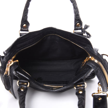 Balenciaga Agneau Giant 12 Gold Hardware Mini City Black 5 of 13