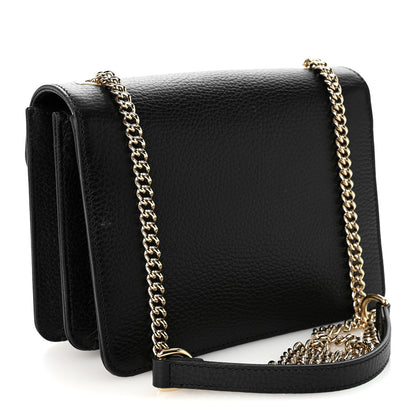 Gucci Dollar Calfskin Small Interlocking G Shoulder Bag Black 3 of 10