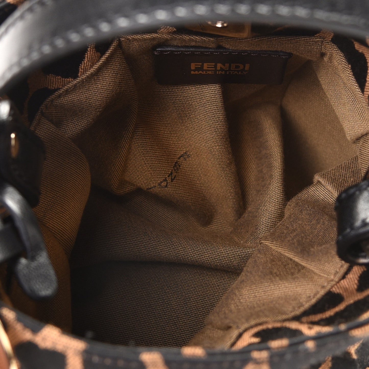 Jacquard Leopard Print Mini Chef Hobo Tobacco