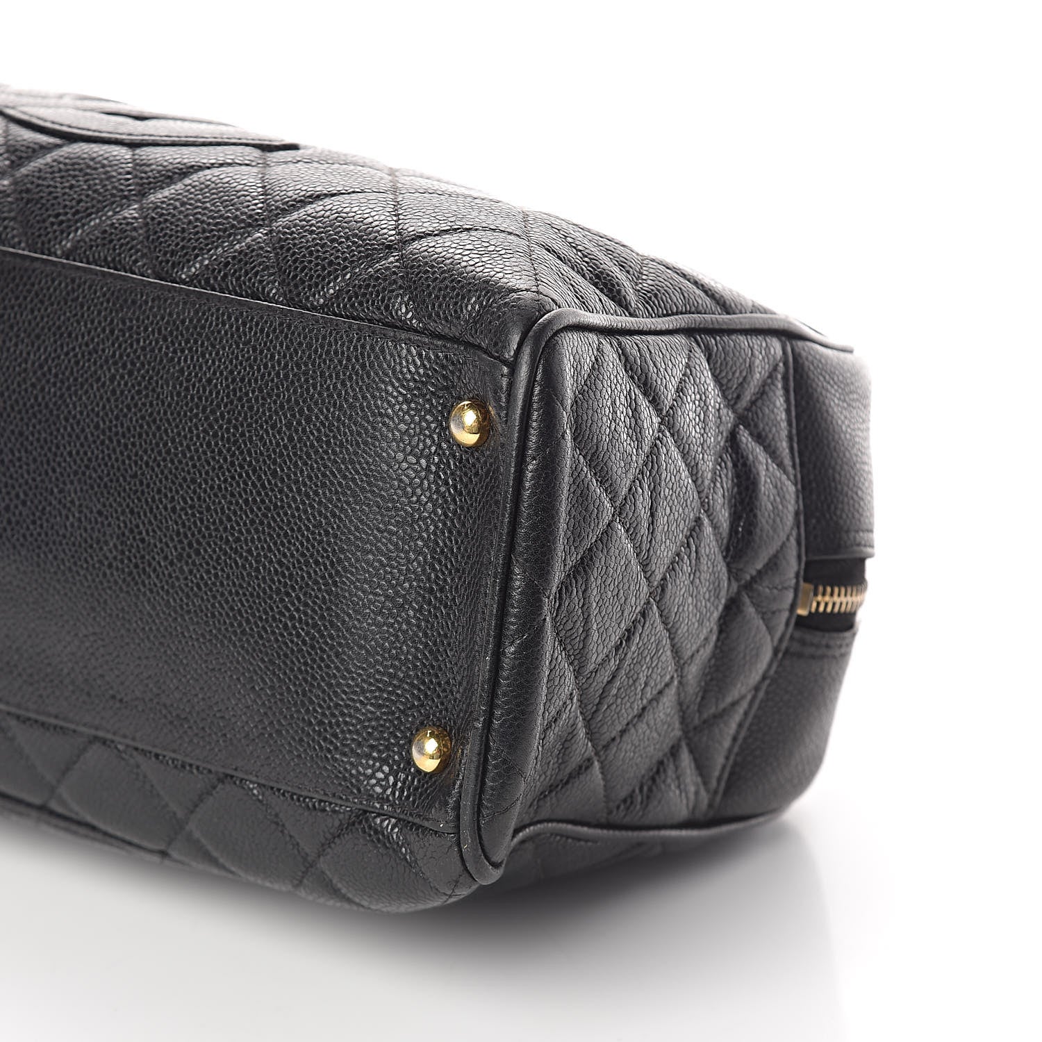Chanel Caviar Quilted Large Bowler Black 10 of 13