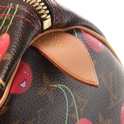 Louis Vuitton Monogram Cerises Keepall 45 8 of 16