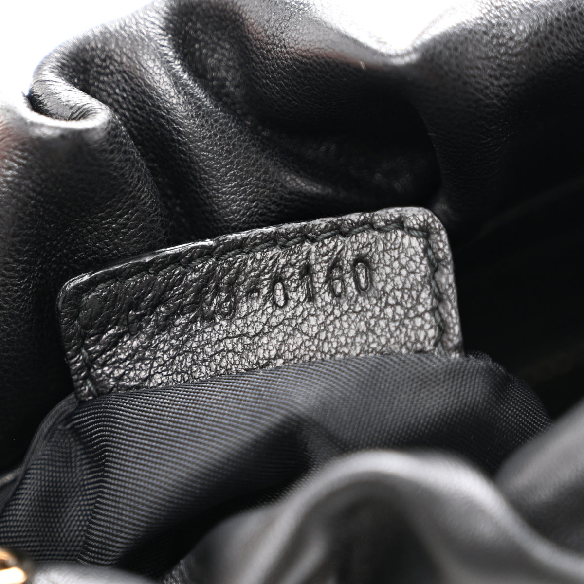 Gaufre Lambskin Cannage Delices Mini Bag Black