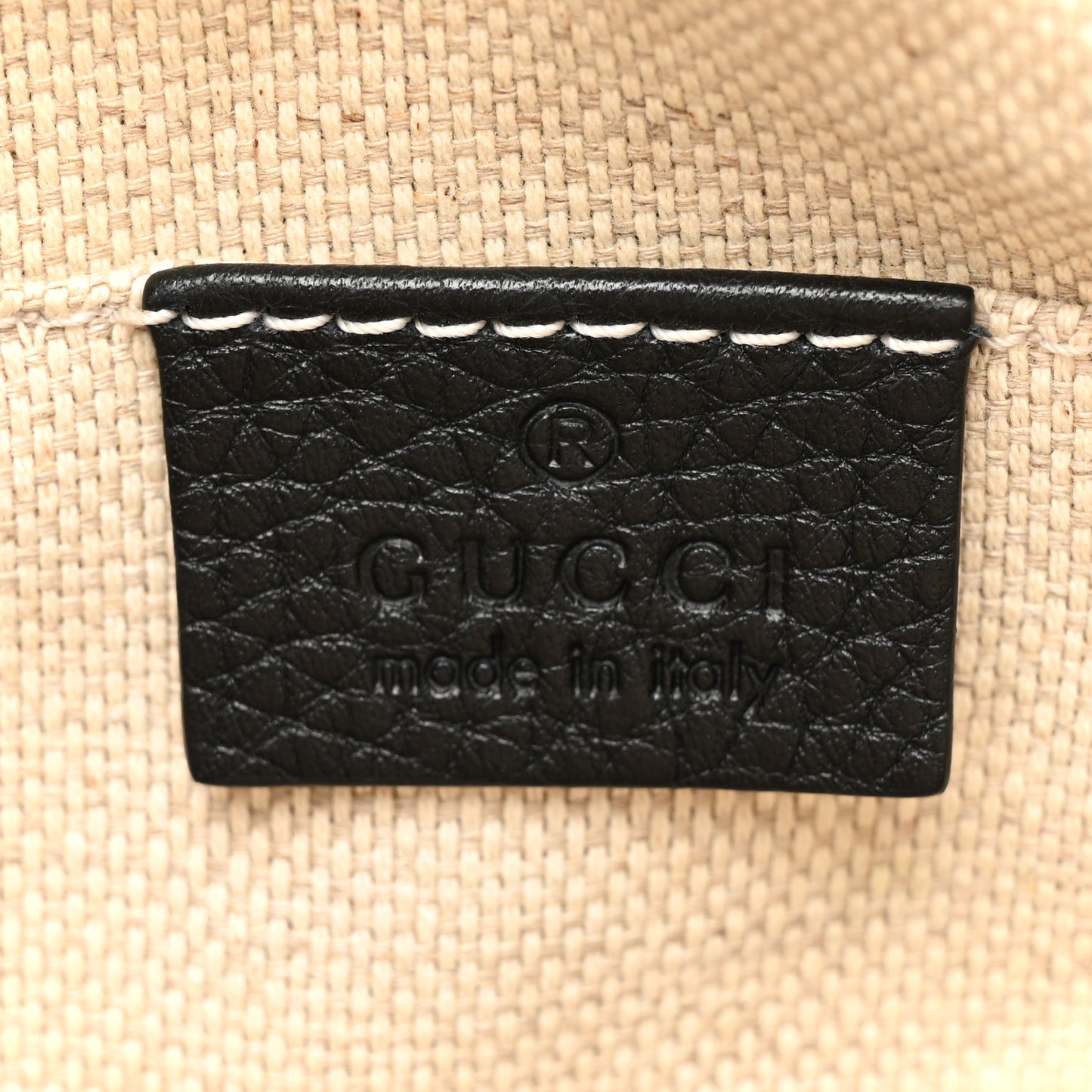 Pebbled Calfskin Small Soho Disco Bag Black