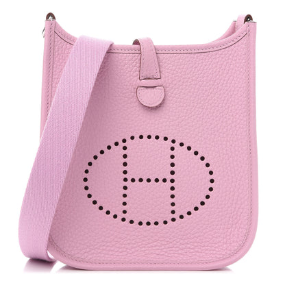 Hermes Taurillon Clemence Evelyne TPM Mauve Sylvestre 1 of 9