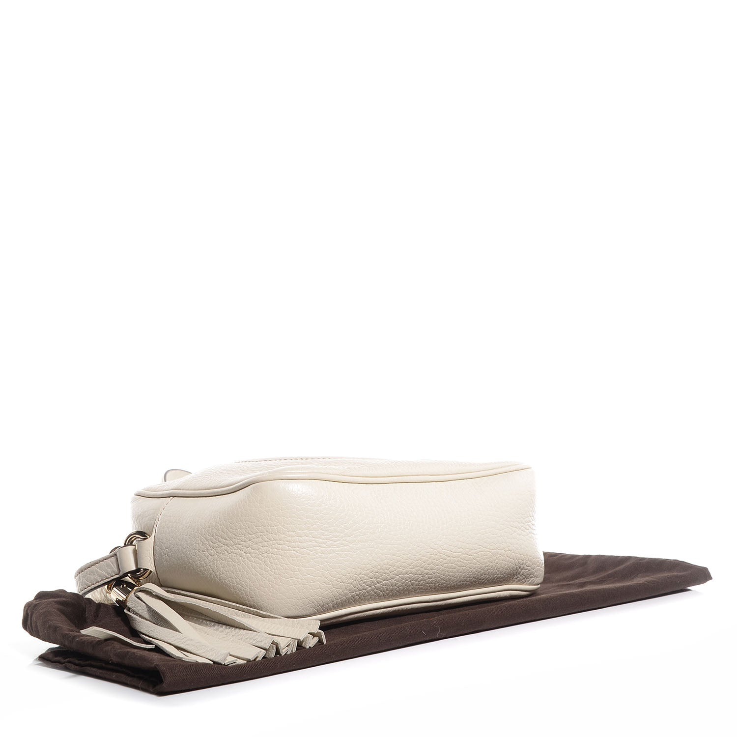 Gucci Pebbled Calfskin Small Soho Disco Bag Off White 4 of 8