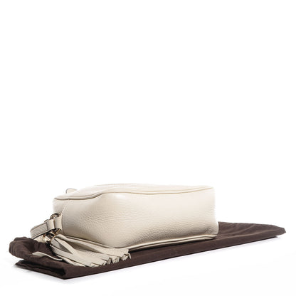 Gucci Pebbled Calfskin Small Soho Disco Bag Off White 4 of 8
