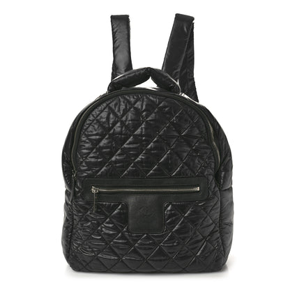 Chanel Nylon Quilted Coco Cocoon Backpack Black 1 of 10