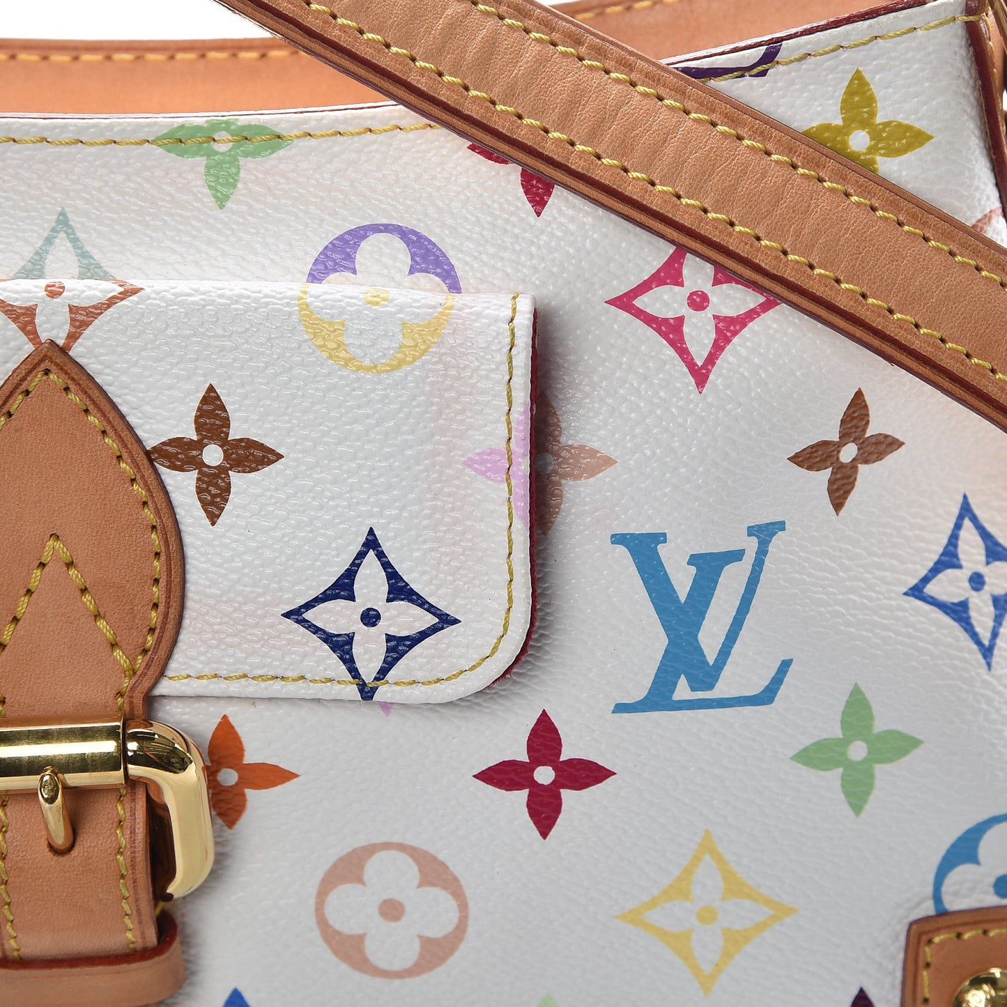 Monogram Multicolor Eliza White