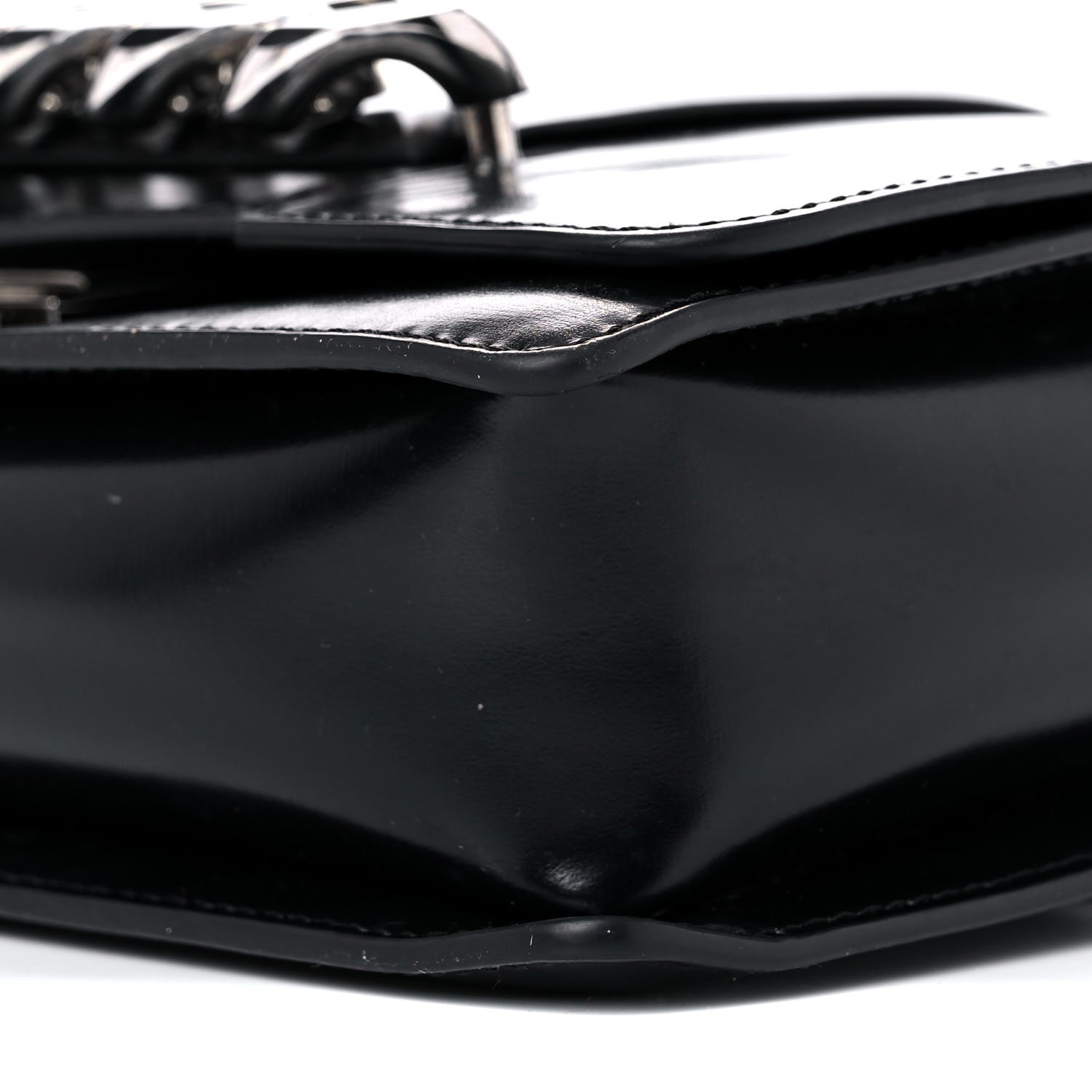 Givenchy Calfskin Infinity Flap Bag Black 7 of 22