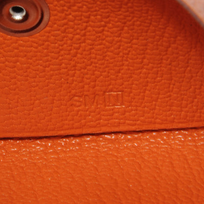 Hermes Chevre Calvi Card Case Orange 8 of 8