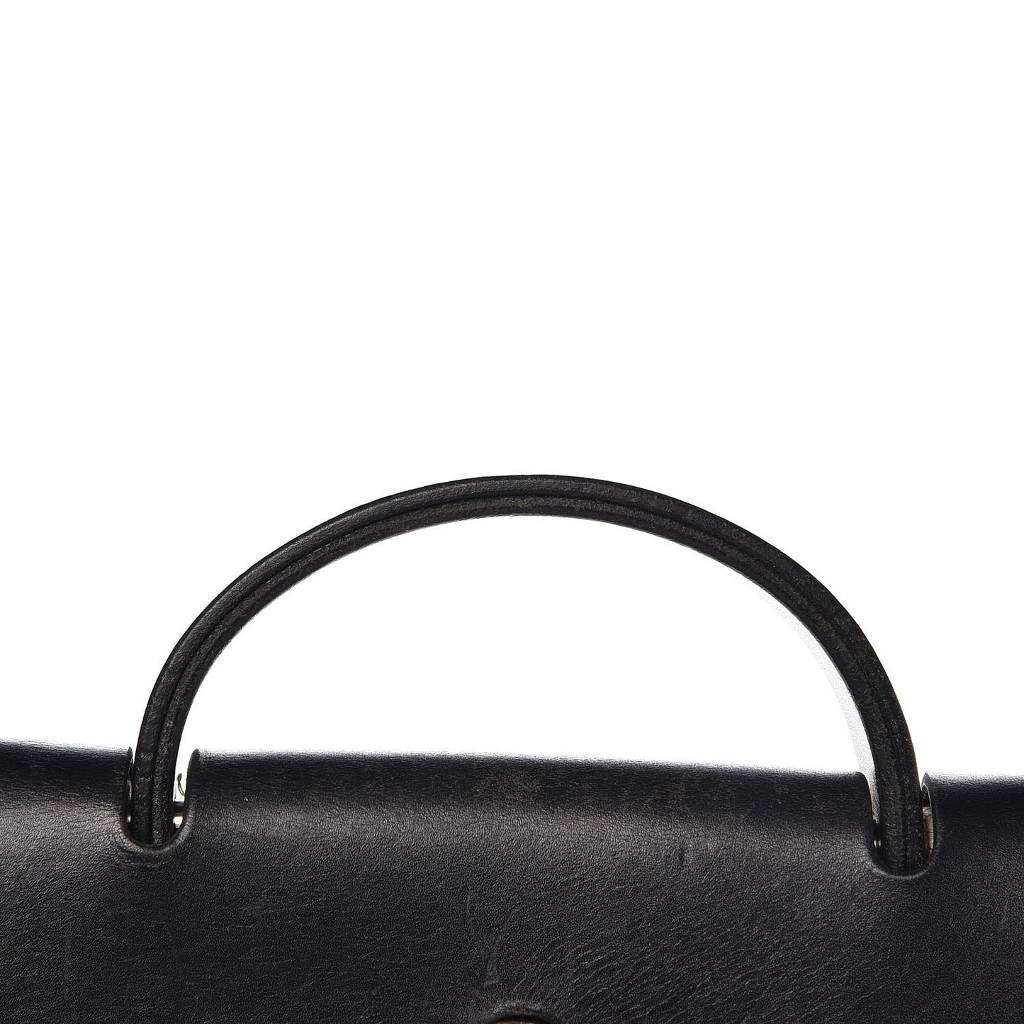 Toile Vache Calfskin Herbag 39 MM Natural Black
