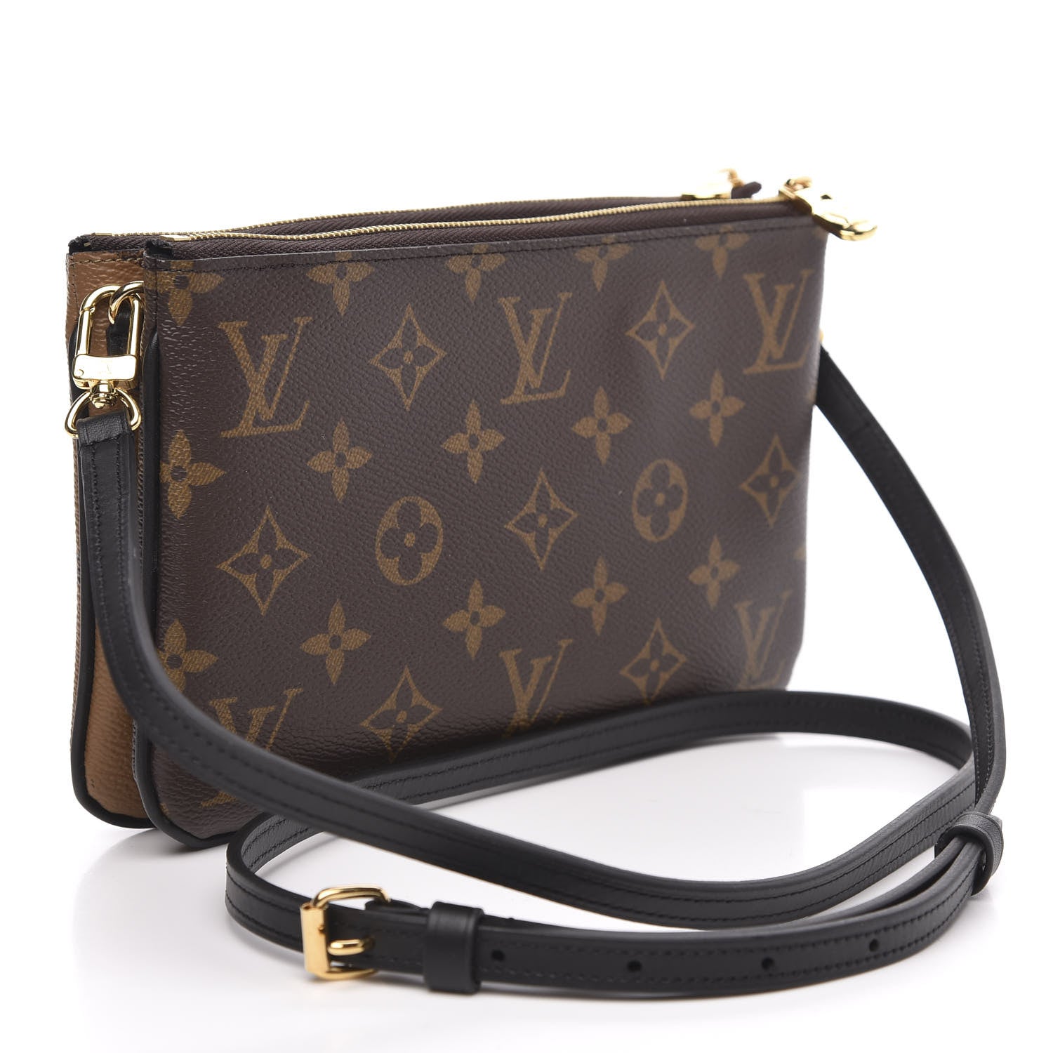 Louis Vuitton Reverse Monogram Giant Double Zip Pochette 3 of 10