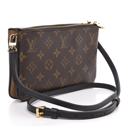 Louis Vuitton Reverse Monogram Giant Double Zip Pochette 3 of 10