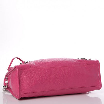 Balenciaga Agneau Classic Silver Hardware S City Rose Flamingo 4 of 8