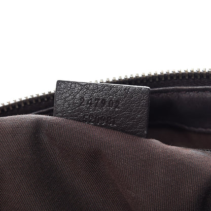 Gucci Monogram Medium Sukey Top Handle Dark Brown 8 of 13