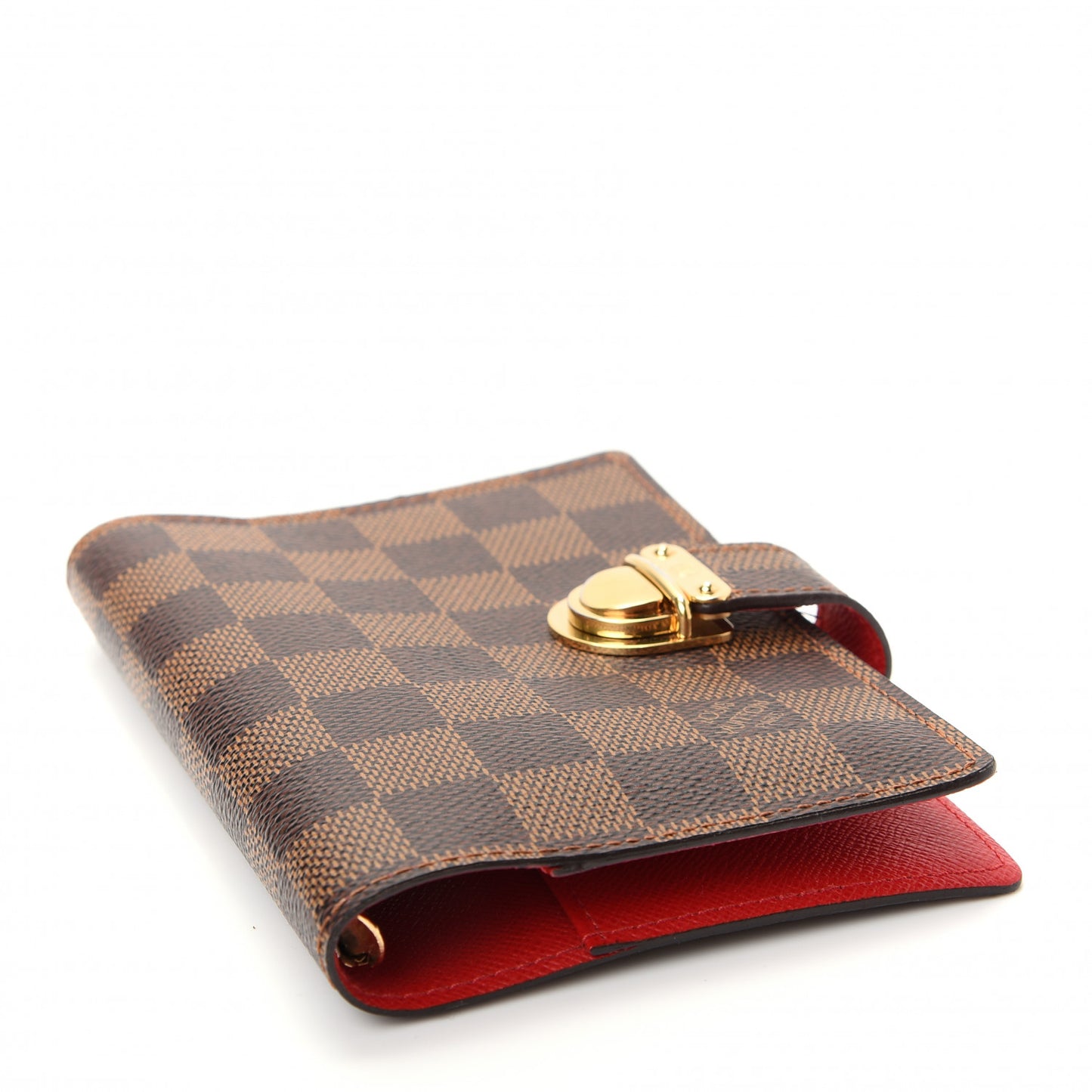 Damier Ebene Koala Small Ring Agenda Cover Red