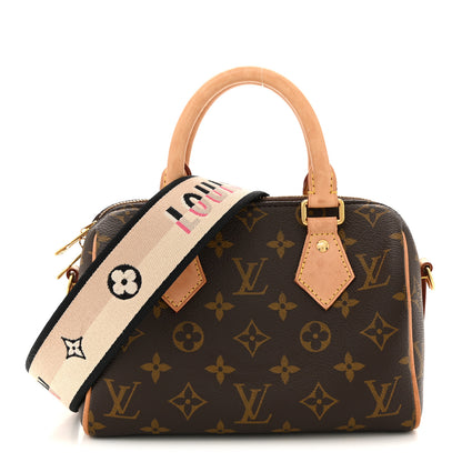 Louis Vuitton Monogram Speedy Bandouliere 20 Black 1 of 13