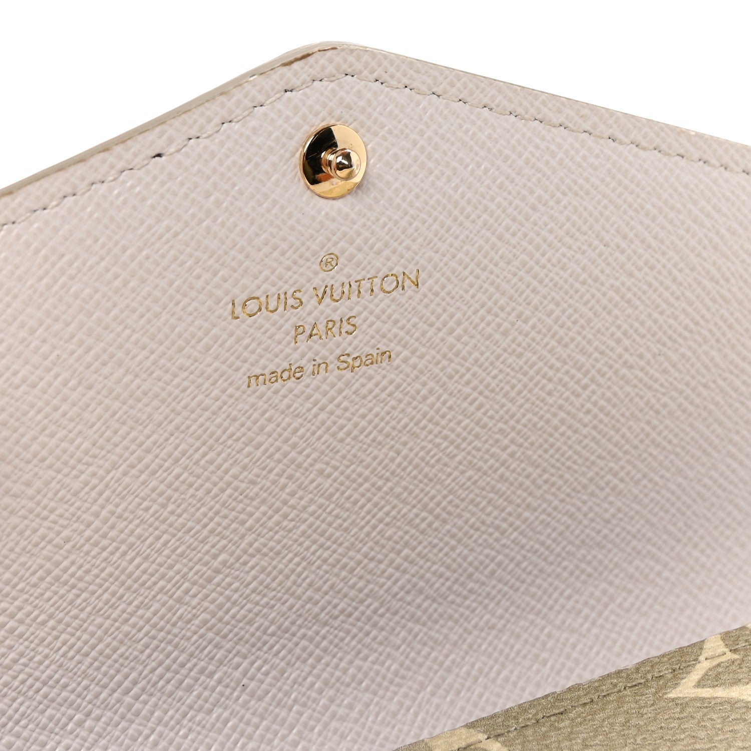 Louis Vuitton Monogram Giant Spring In The City Sarah Wallet NM Sunset Kaki 6 of 7