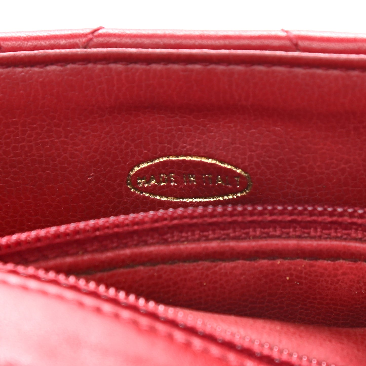 Lambskin Quilted Flap Waist Belt Bag 75 30 Red