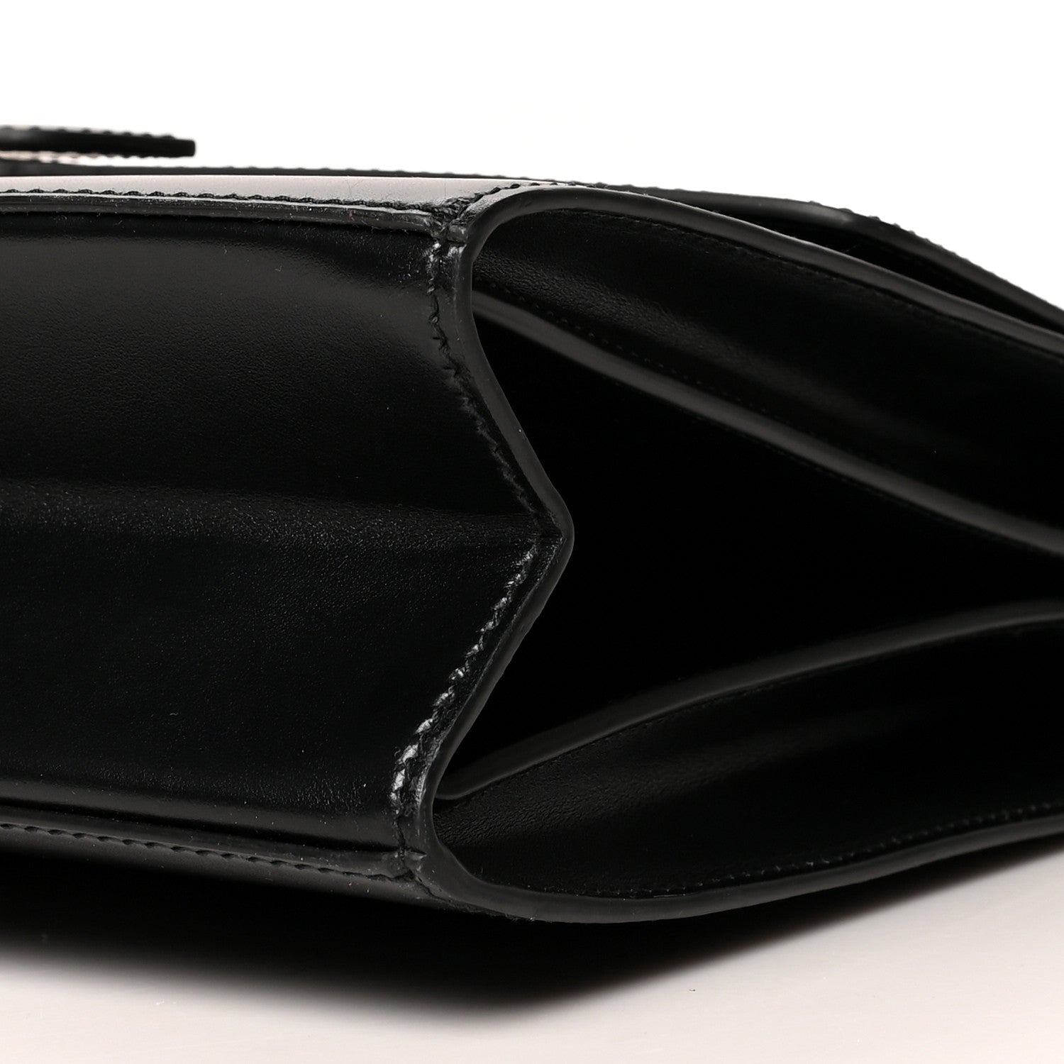 Gucci Calfskin Web Turn Lock Shoulder Bag Black 10 of 10