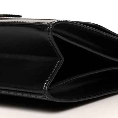 Gucci Calfskin Web Turn Lock Shoulder Bag Black 10 of 10