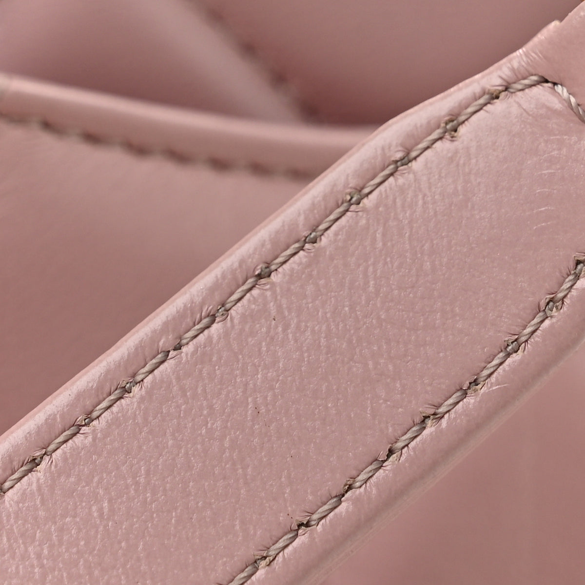 Lambskin Quilted Color Match Small Flap Light Pink