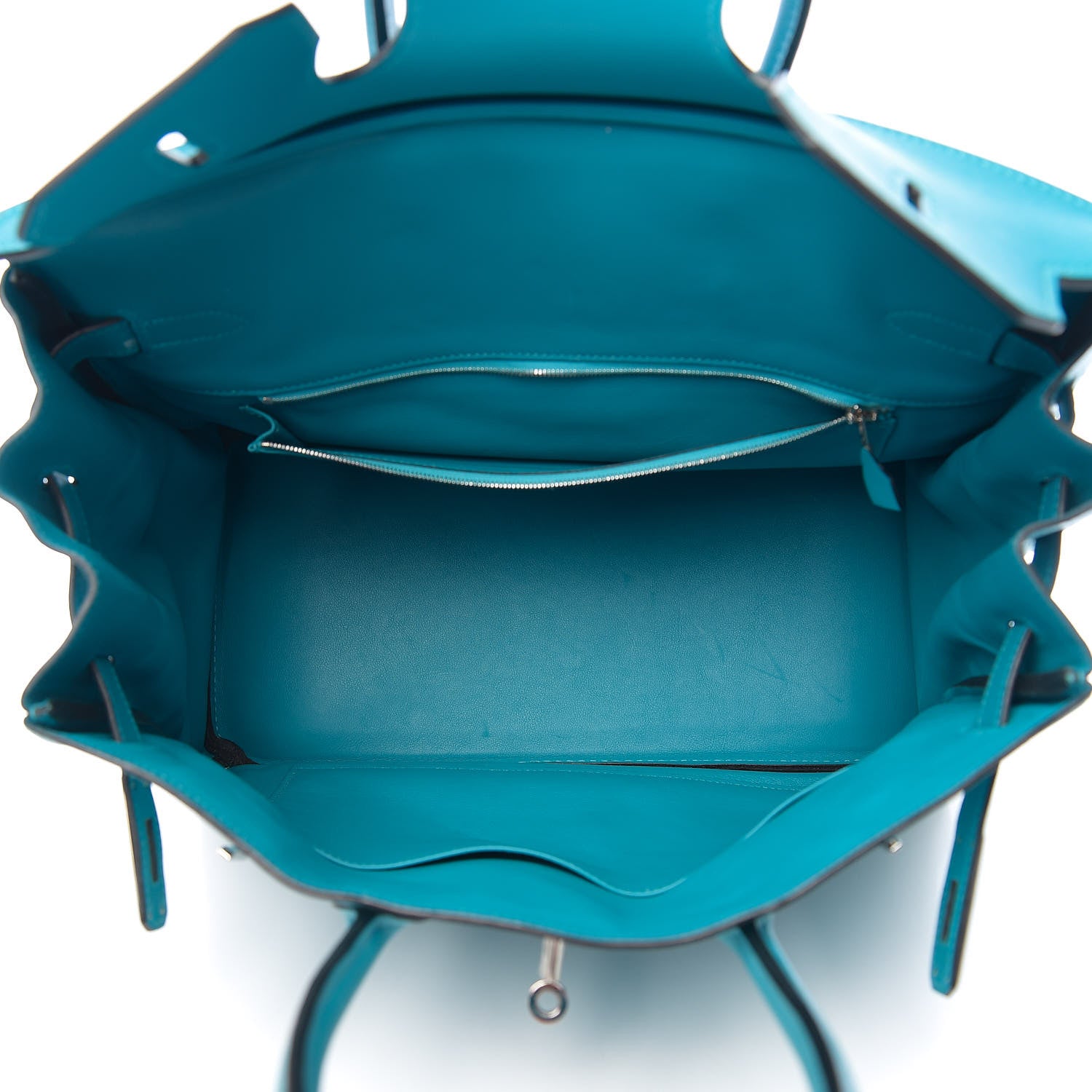 Hermes Swift Birkin 35 Turquoise 4 of 36