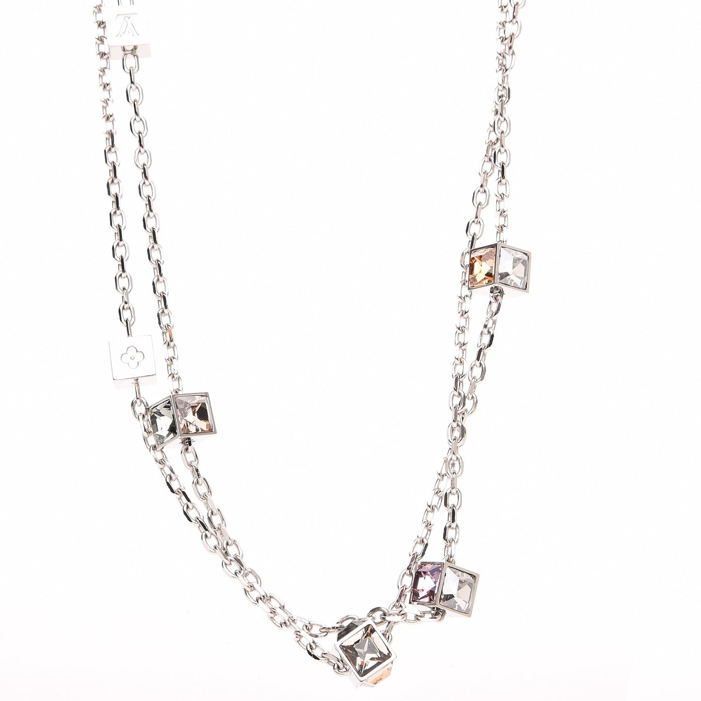 Swarovski Gamble Long Necklace Silver