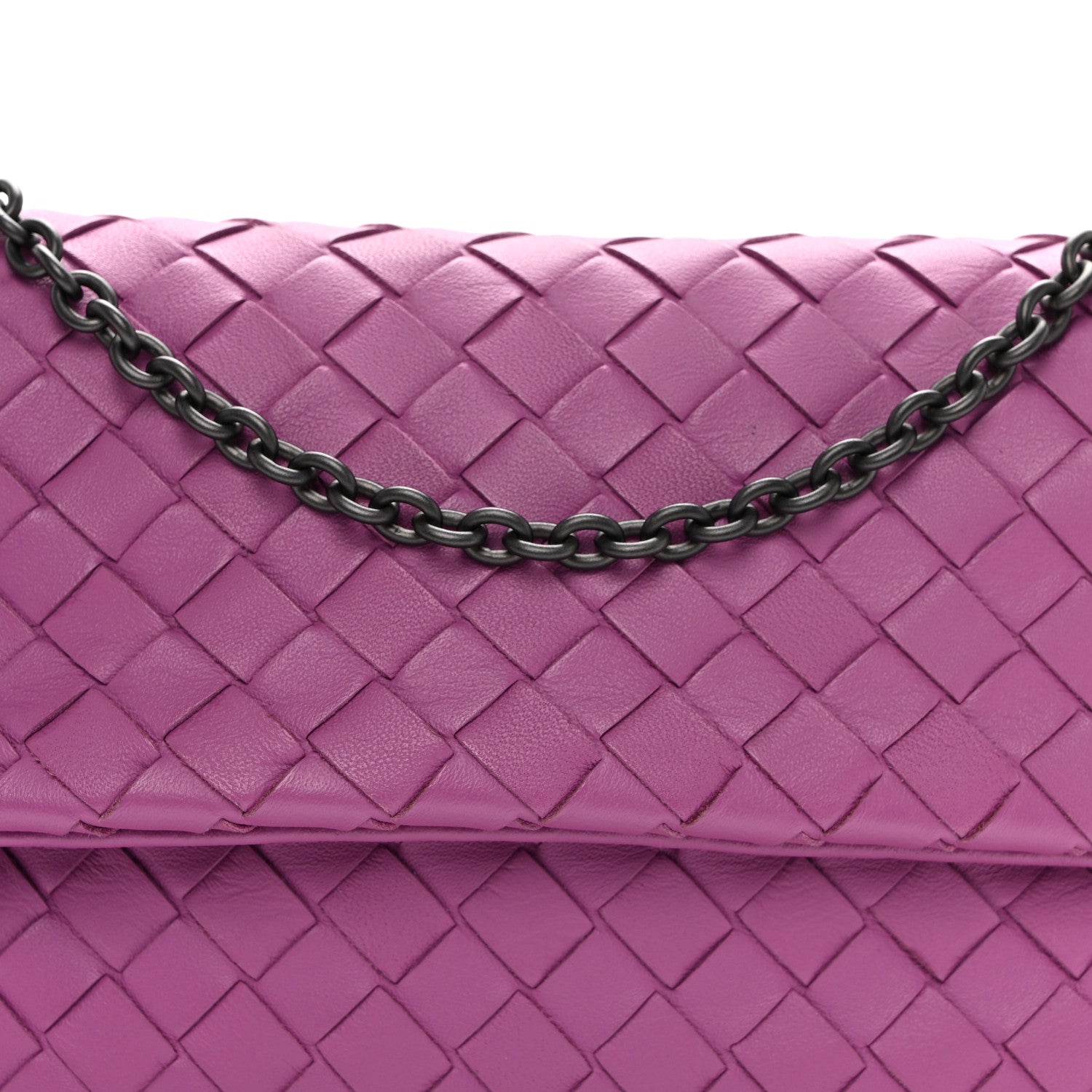 Bottega Veneta Nappa Intrecciato Small Chain Crossbody Corot 8 of 10