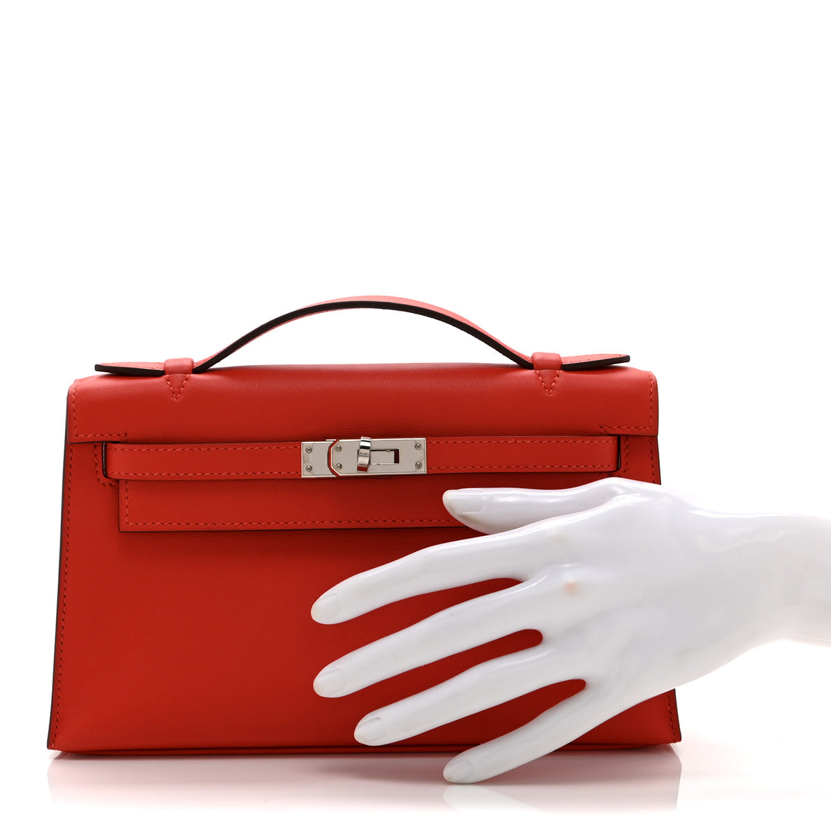 Swift Kelly Pochette Clutch Capucine