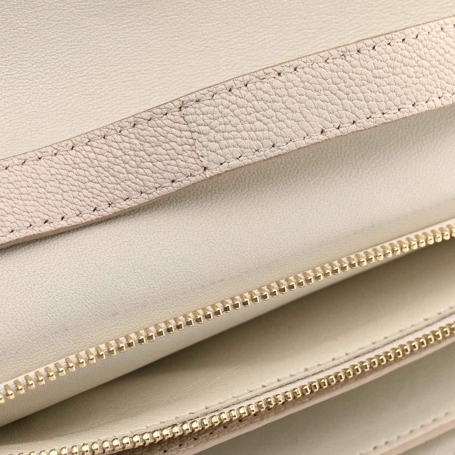 Celine Goatskin Medium Classic Box Flap Bag White 13 of 13