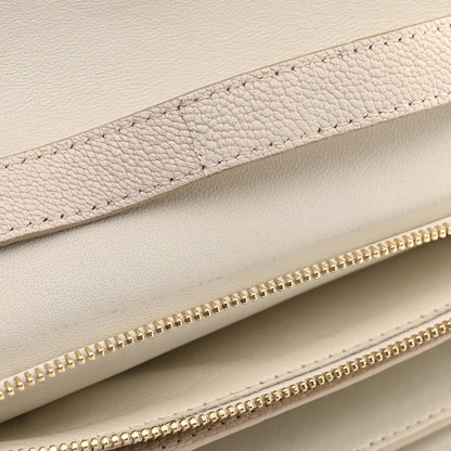 Celine Goatskin Medium Classic Box Flap Bag White 13 of 13