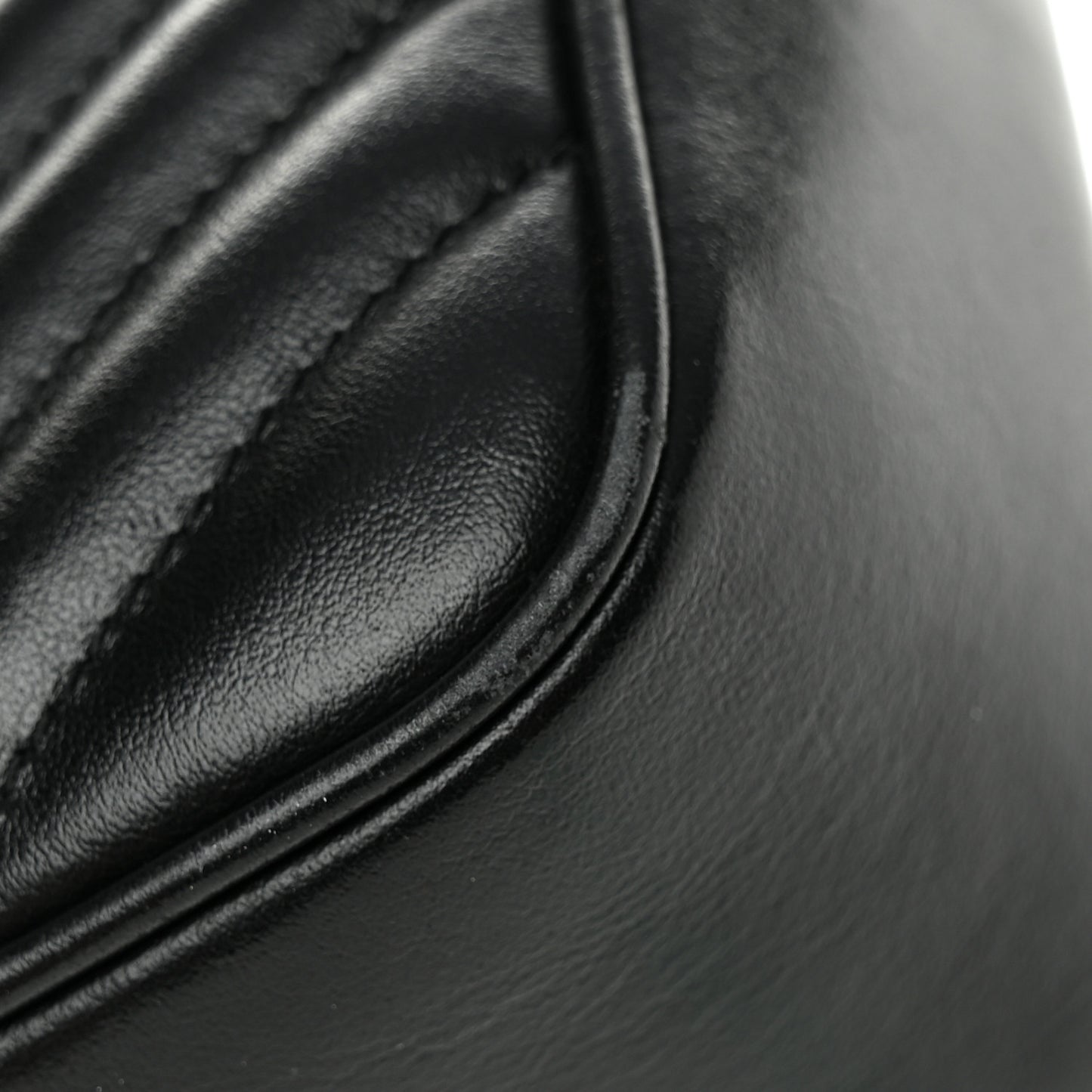 Calfskin Matelasse Monogram Lou Camera Bag Black