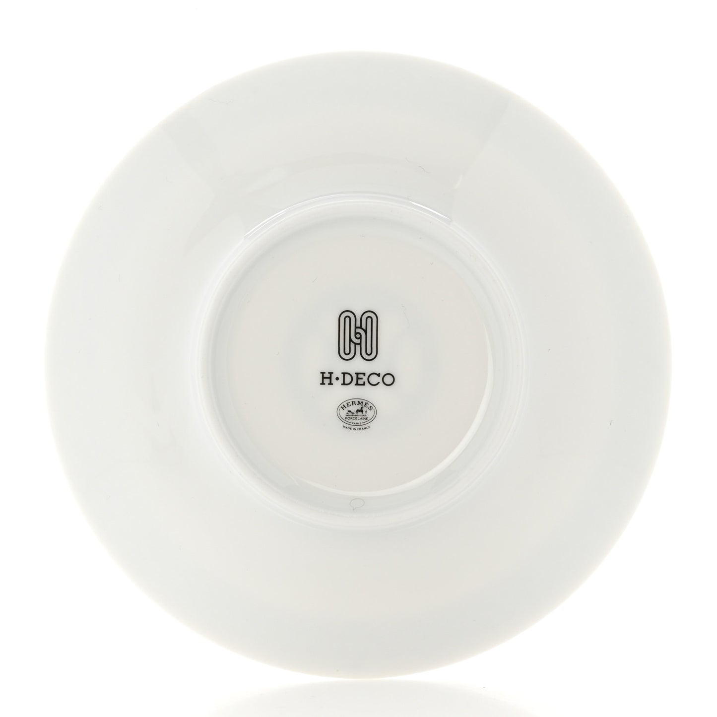 Porcelain H Deco Breakfast Cup and Saucer