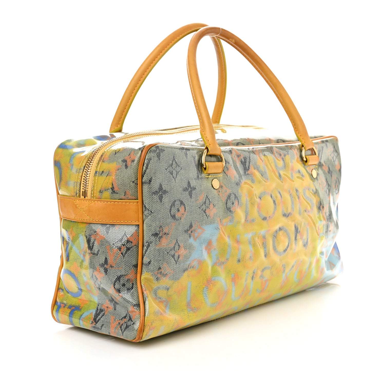 Monogram Pulp Defile Weekender PM Yellow