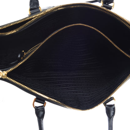 Prada Saffiano Medium Galleria Double Zip Tote Black 8 of 12