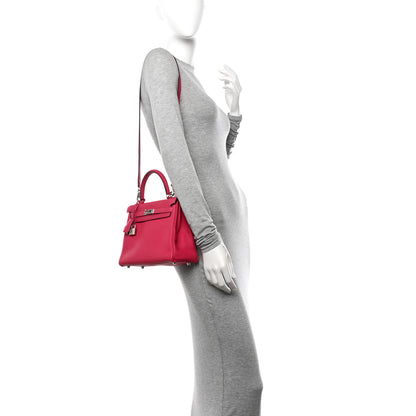 Hermes Togo Kelly Retourne 25 Rose Mexico 2 of 13