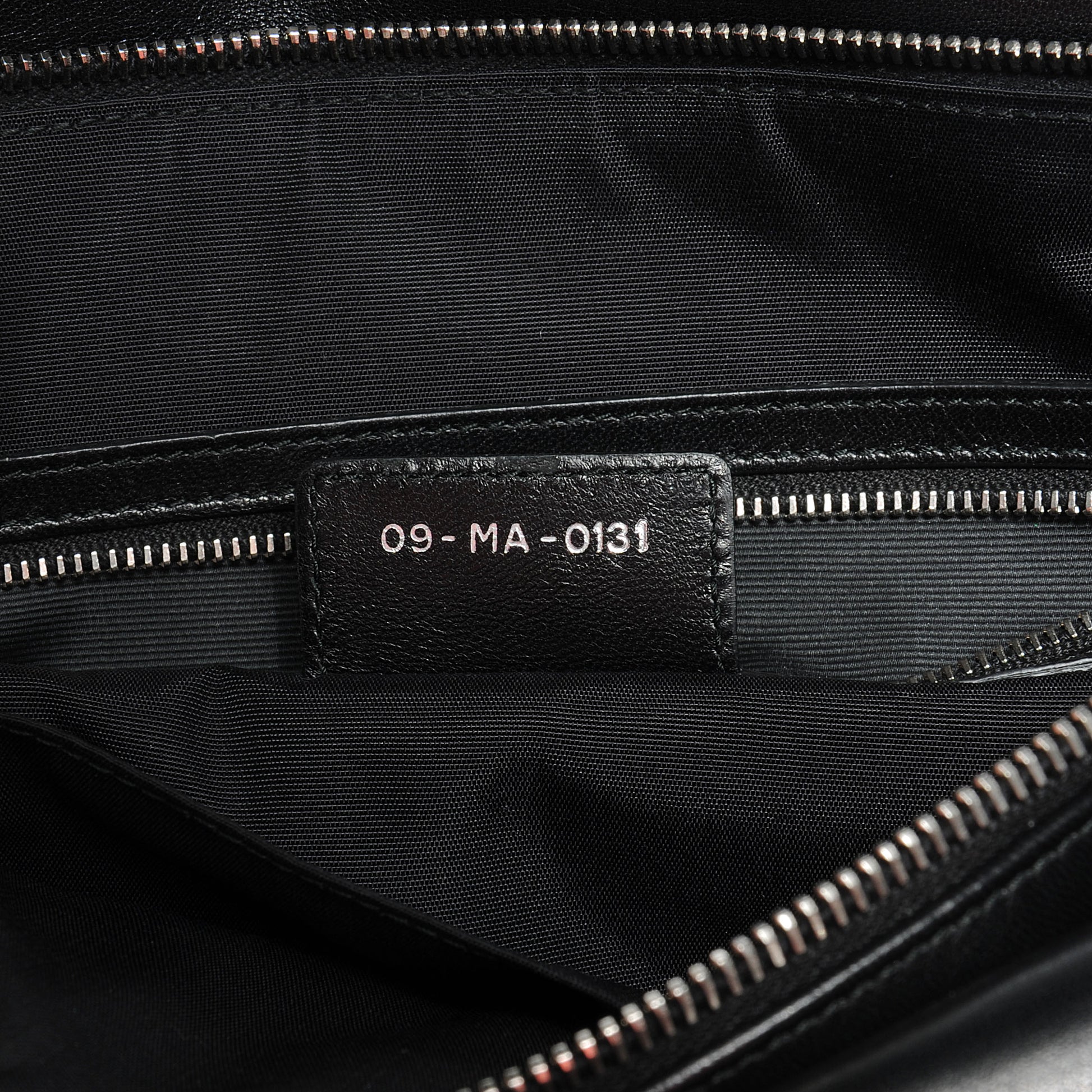 Christian Dior Lambskin Cannage Medium Granville Tote Black 8 of 8