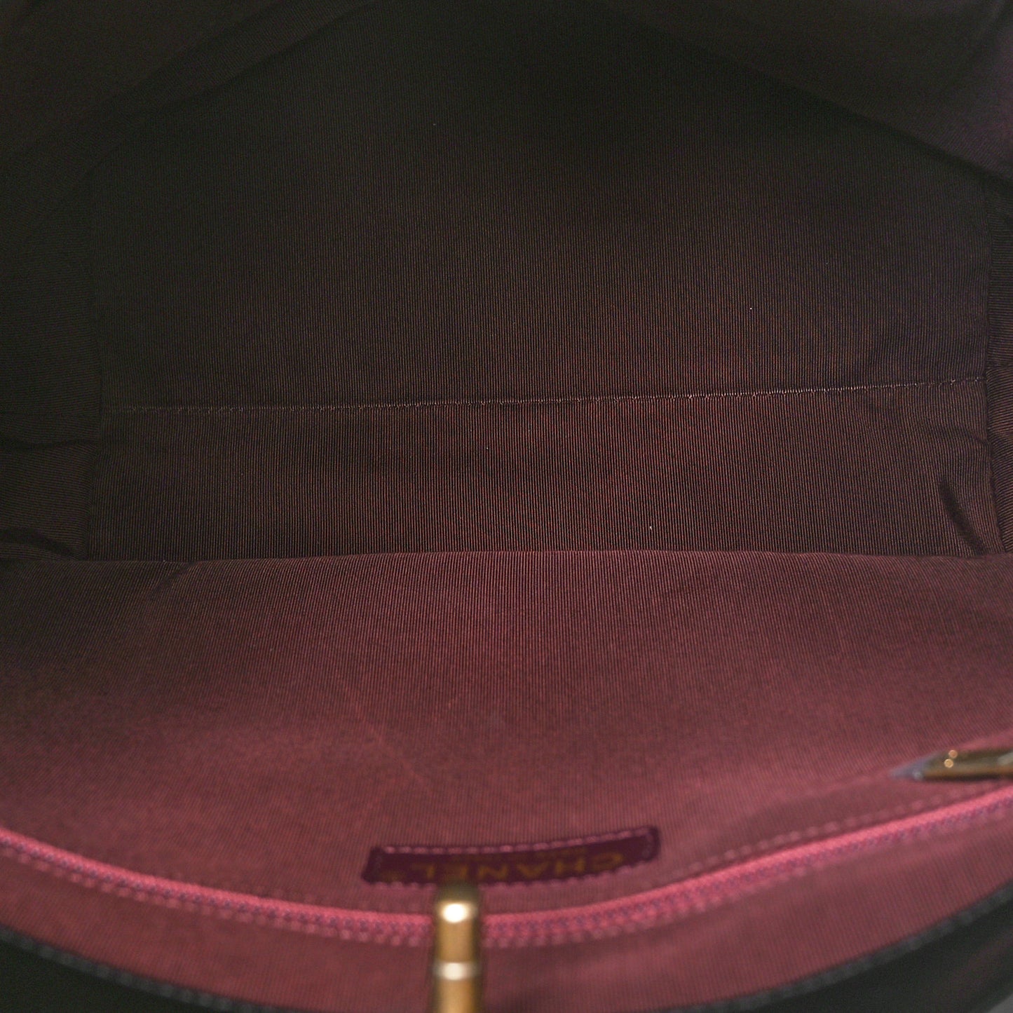 Calfskin Stitched Large Button Up Hobo Black