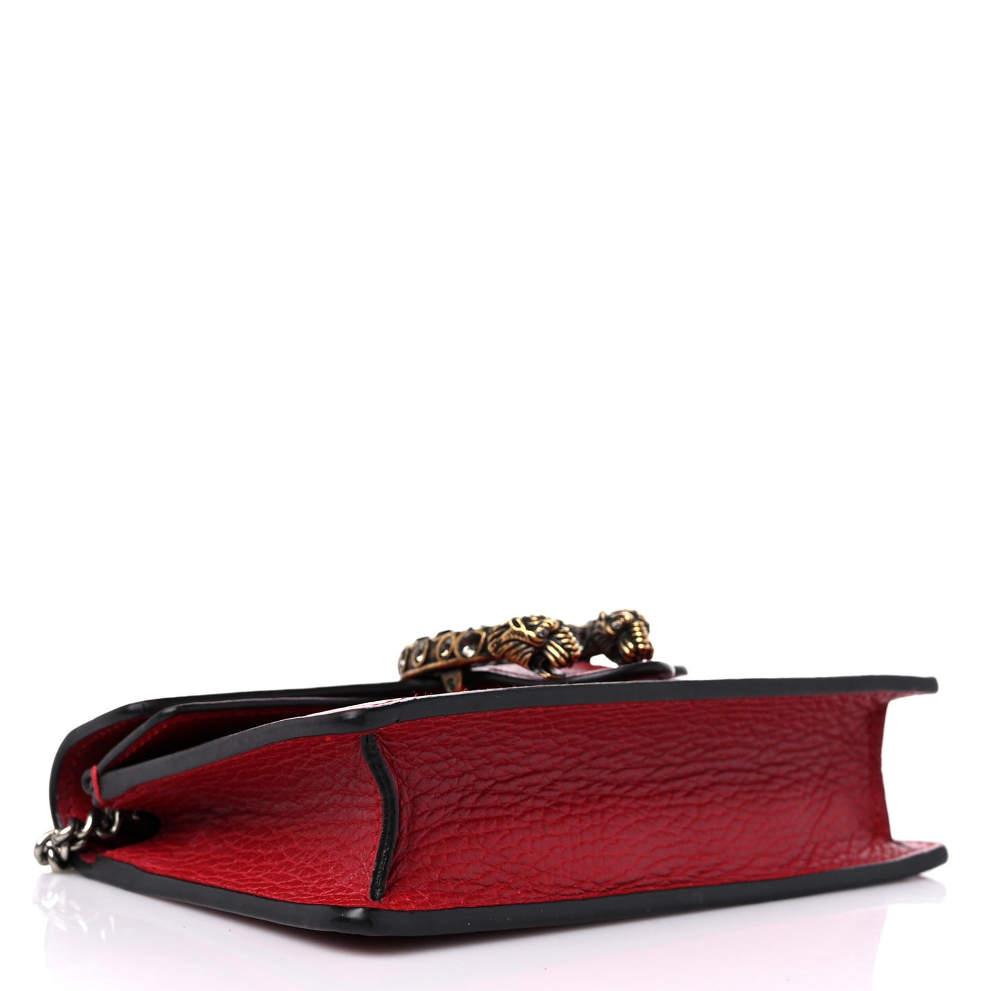 Calfskin Super Mini Dionysus Shoulder Bag Hibiscus Red