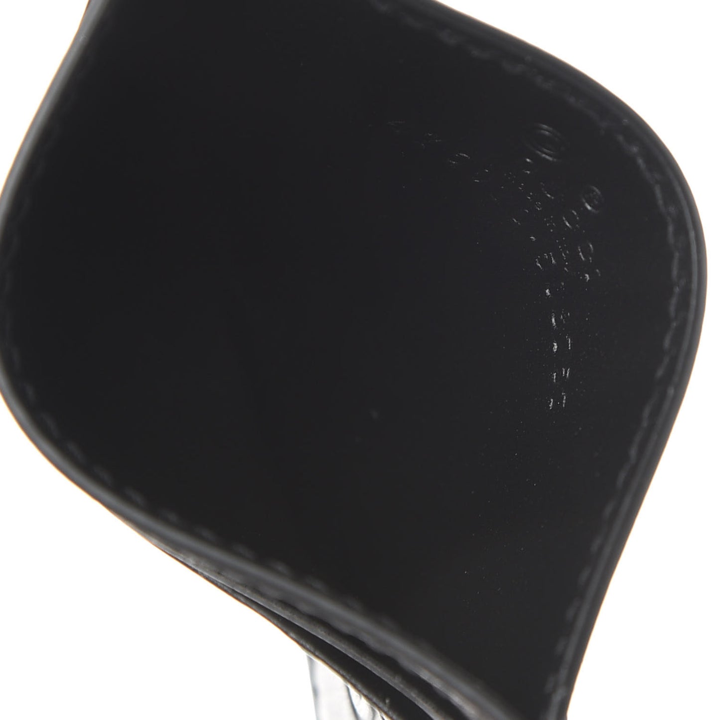 Guccissima Card Holder Black