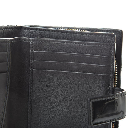 Christian Dior Patent Cannage Lady Dior Eden Wallet Black 10 of 10